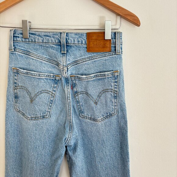 Levi's Ribcage Straight Ankle Jean - Size 25 - Picture 5 of 13